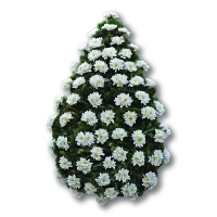 Coroana funerara din crizantema 2